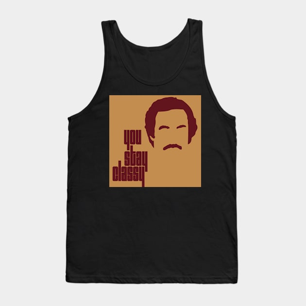 Illustration of Anchorman Tank Top by HenDesignStudio